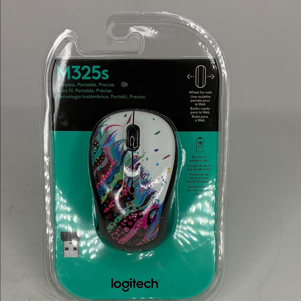 New Logitech M325s Wireless Mouse with Artistic Design